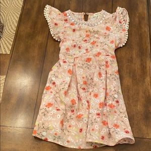 Beaded neck toddler dress